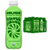 MyMuse Organic Enhanced Flavored Water, Watermelon, 16.9oz Bottle (12 pack), 1G of Sugar, Immune Support with Zinc & Elderberry,