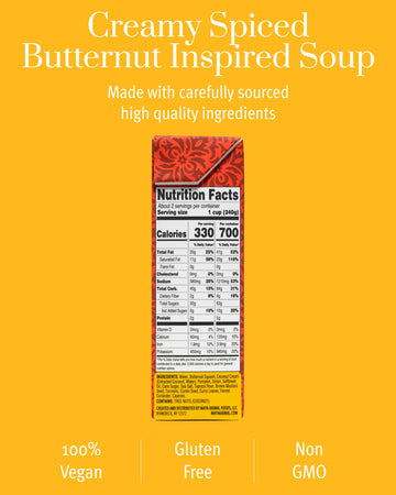 Maya Kaimal Foods Inspired Soup (17.6 Oz, Pack Of 4) - Creamy Spiced Butternut Squash Soup - Heat And Eat Meals - Vegan, Gluten-