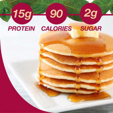 Protidiet Naturally Flavored Protein Pancake Mix - Low Fat High Protein Snacks - Nutrient-Rich Pancakes For Breakfast - Perfect
