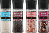 Soeos Spice Seasoning Set Of 4, 9.8Oz(277.82G), With Integrated Grinders, Salt And Pepper Grinder Set, Pure And Fresh Perfect For Bbq Seasoning Gift Set, Grilling Spice, Herb, Spice & Seasoning Gifts