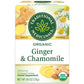 Traditional Medicinals Organic Ginger & Chamomile Herbal Tea, Relieves Occasional Indigestion or Nausea, (Pack of 1) - 16 Tea Ba