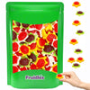 Fruidles Turtles Gummy Candy, Delicious Multicolor Fruit Flavors Gummies (Half-Pound)