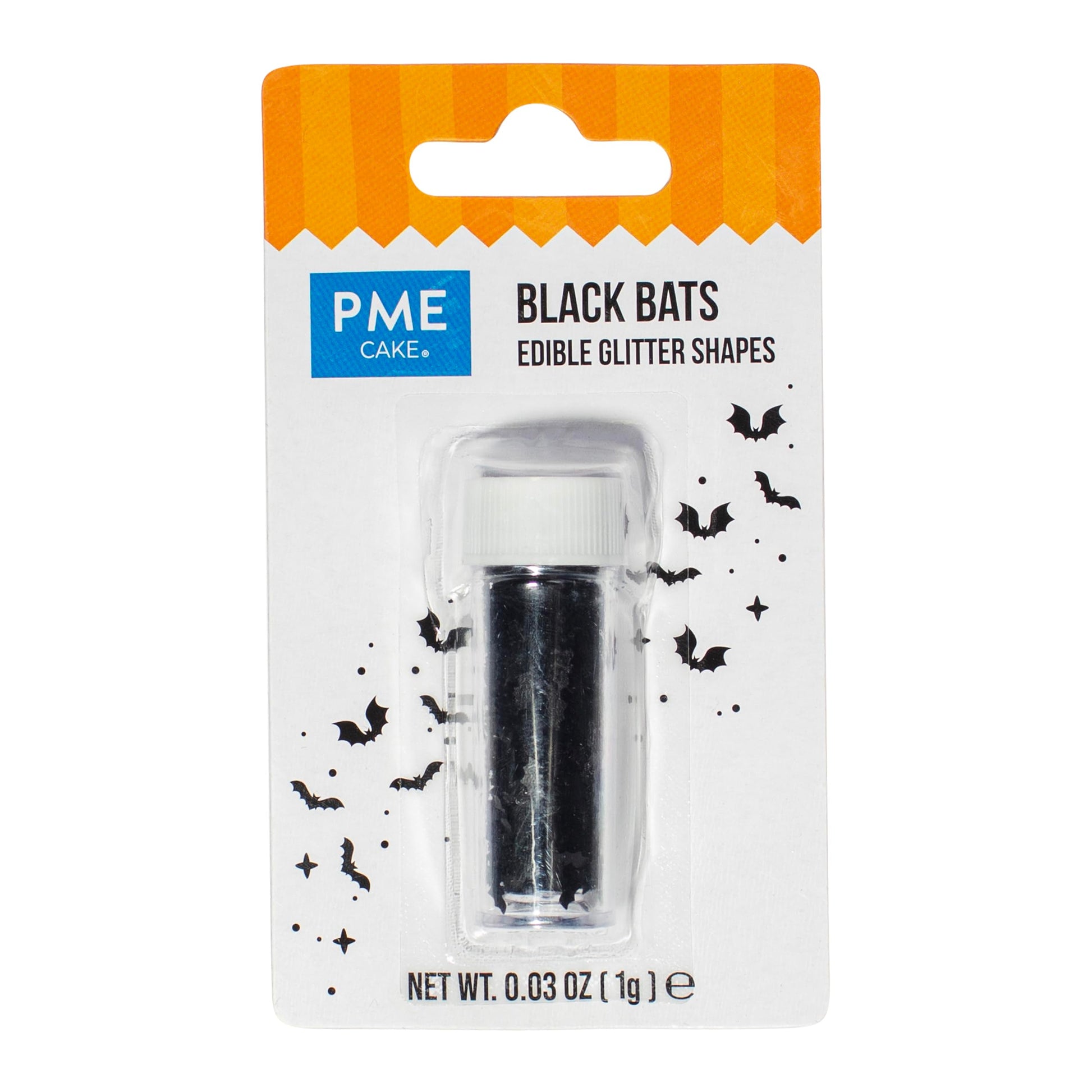 PME Halloween Edible Sprinkle Shapes - Bats (0.03 oz)