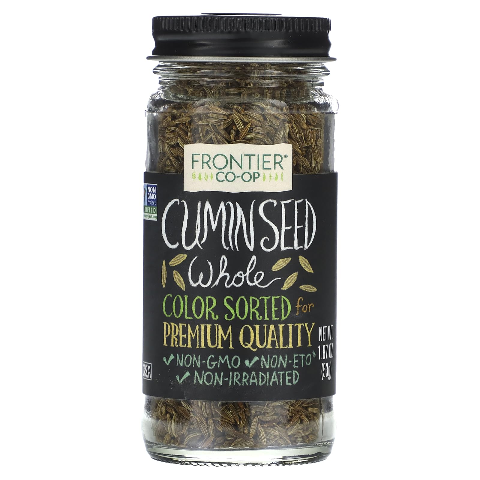 Frontier Natural Products Cumin Seed, Whole, 1.87-Ounce