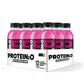 Protein2o Hydration Drink - Liquid Clear Whey Protein Isolate & Electrolyte - 20g Protein - 16.9 Fl Oz - Pack of 12 - Mixed Berry