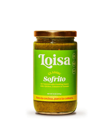 Loisa Sofrito Cooking Sauce  Non-GMO  No-MSG  No Preservatives  No Artificial Coloring  No Artificial Flavors  Vegan  Pure Latin Flavor  12 oz  Pack of 1