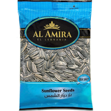 Al Amira Nuts - Roasted & Sea Salted Sunflower Seeds (4 PACK), 250g x 4