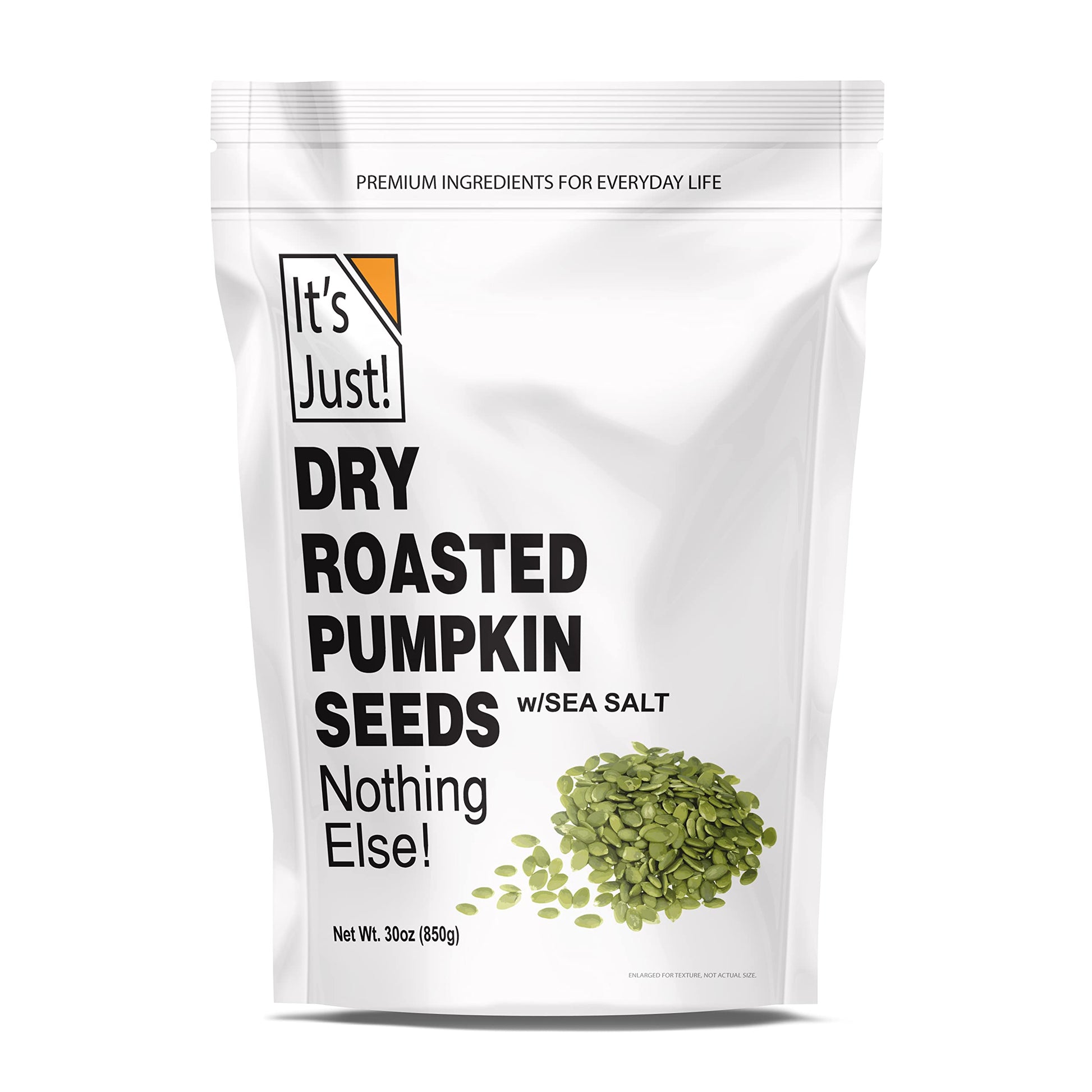 It'S Just - Pumpkin Seeds (Pepitas), No Shell, Keto Friendly Snacking, Non-Gmo, Packed In Usa (Dry Roasted/Sea Salted, 30 Ounce)