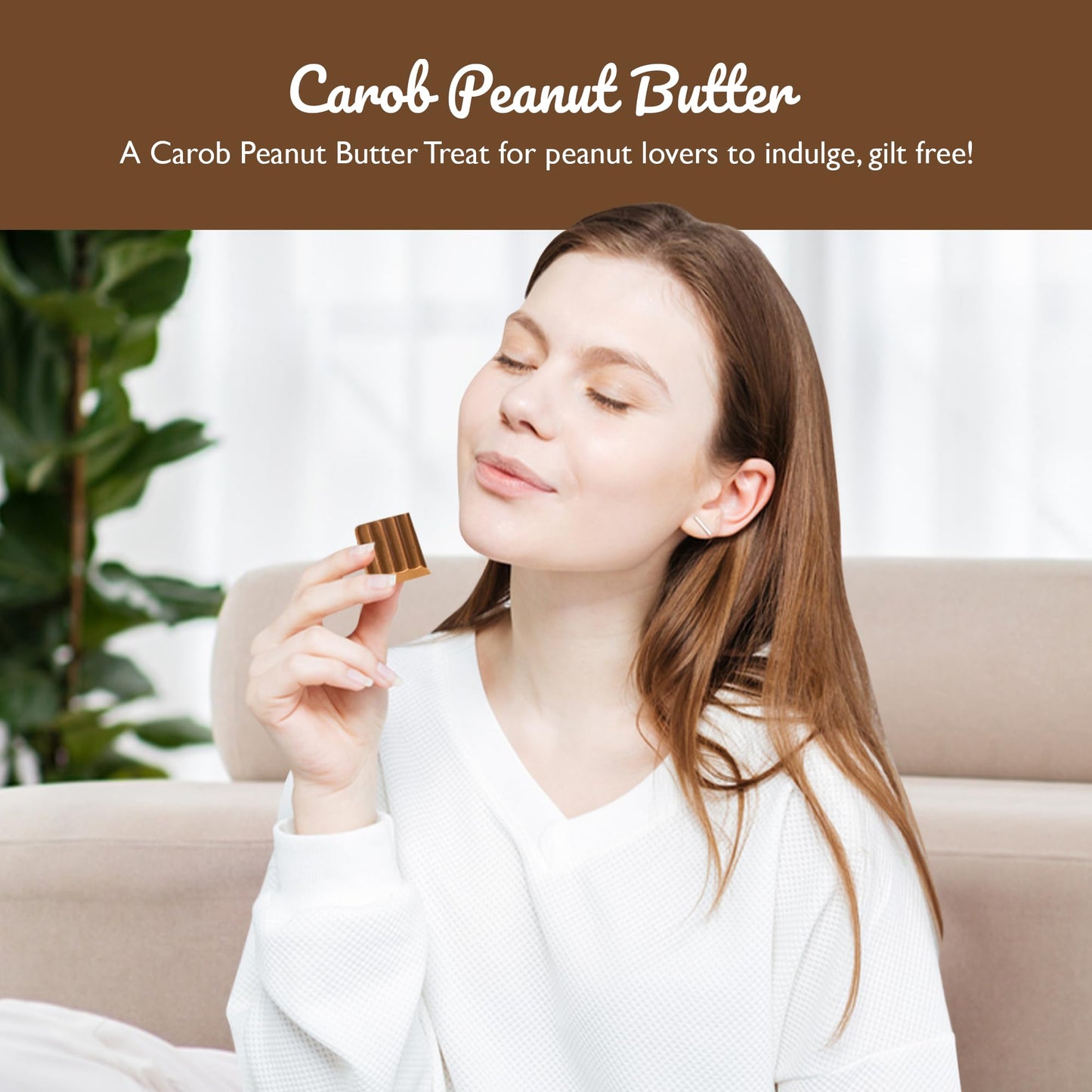 Missy Js Organic Carob Peanut Butter  , Vegan, Gluten-Free, 3 Pack, 1.38 Oz