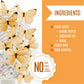 Sugar Robot Edible Butterflies for Cake Decorating - Small Orange Pastel Rice Paper Toppers