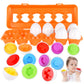 Cpsyub Egg Toys For Toddlers 1-3, Easter Eggs Learning Toys For 1, 2, 3 Year Old Girlsboys, Montessori Egg Matching Toy Educatio