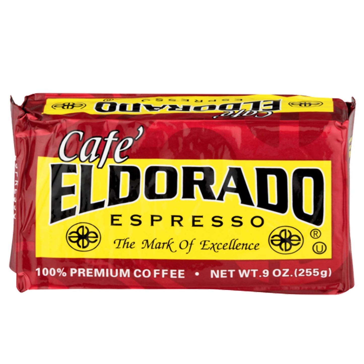 Eldorado Coffee Roasters Finely Ground Dark Roast Espresso - Caf   Eldorado Espresso - 9Oz Brick - Espresso Roast - Central And 