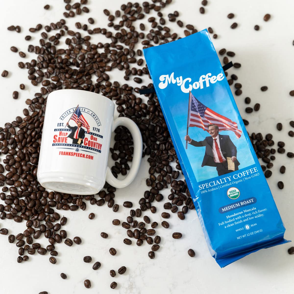 Ground Mycoffee - Organic, Specialty Grade, 100% Arabica, Non-Gmo Coffee [Light Roast, 12Oz Bag]