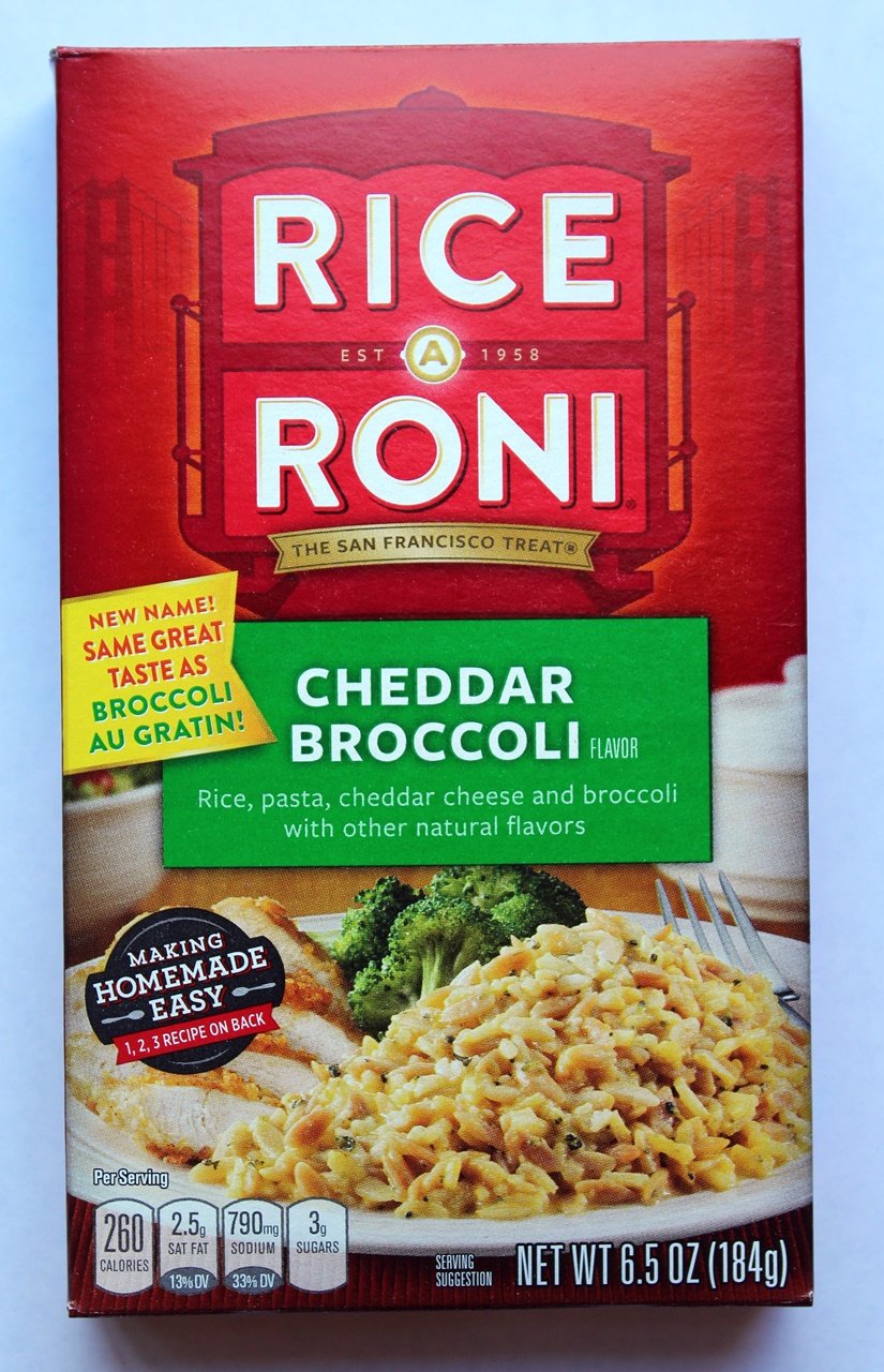 Rice A Roni, Cheddar Broccoli, 6.5oz Box (Pack of 6)