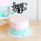 Gyufise 24 Pack Cupcake Toppers Glitter Happy Sweet 16 Decorations Light Blue Model ZN0475-4-BL