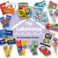 The LakeHouse Snack Box - Salty Sweet Variety Pack for Kids - 42 Count Care Package