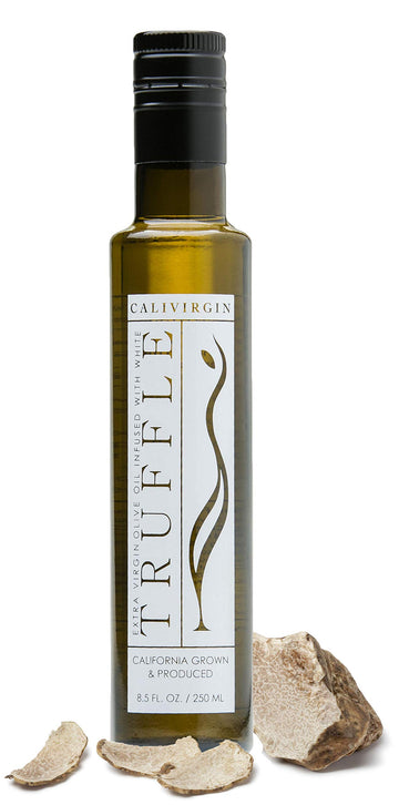 Calivirgin White Truffle Olive Oil - White Truffle Infused Extra Virgin Olive Oil - Cold Pressed Olive Oil - White Truffle Flavo