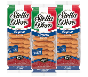 (3 Pack) Stella D'Oro Cookies Original Breakfast Treats, 9 Oz