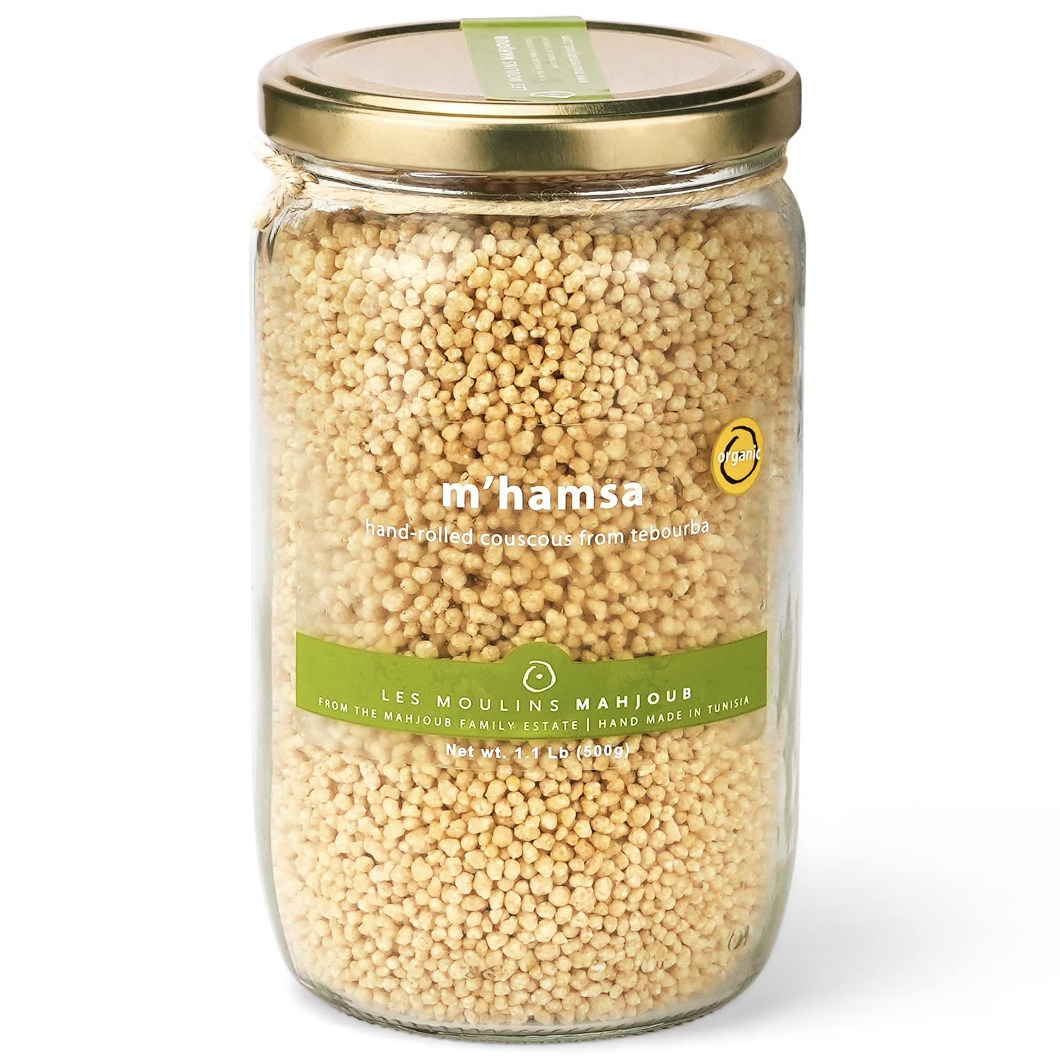 Les Moulins Mahjoub Organic Couscous Mhamsa | Hand Rolled in Tunisia