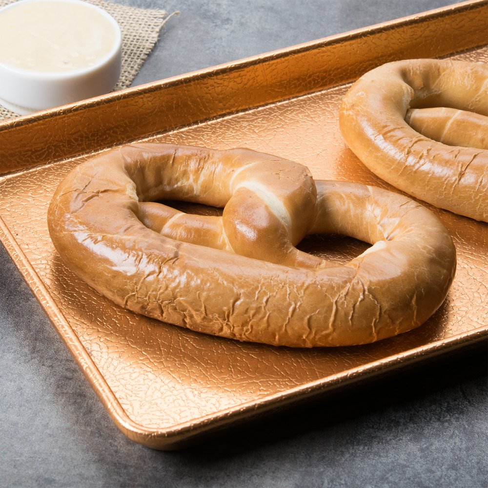 Pretzelhaus Bakery Authentic Bavarian Plain Soft Pretzel, Pack Of 10