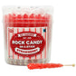 Espeez Extra Large Rock Candy Sticks - 36 Count Red Strawberry - Individually Wrapped Party Favors
