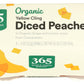 365 by Whole Foods Market, Organic Diced Peaches, 16 Ounce