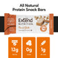 Extend Sugar Free Protein Bars, Perfect Diabetic Snacks, High Protein And Fiber, Hunger Control & Steady Energy, Low Carb, Keto Friendly (Peanut Butter)