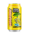 Halfday Prebiotic Lemon Iced Tea 12-Pack - Nostalgic Flavor, Low Sugar, Incredible Taste - Paleo, Gluten Free, Drinks For Gut He