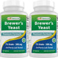 Best Naturals Brewers Yeast 1000 mg with Vitamin B1 & B2 240 Tablets (Pack of 2)