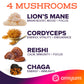 Omyum Supernatural Coffee Alternative (30 Servings) - Organic Superfood Adaptogen Mushroom Blend With Cacao, Lions Mane, Reishi,