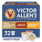 Victor Allens Coffee Mocha Variety Pack (White Chocolate  Mocha  Chocolate Caramel)  32 Count  Single Serve Coffee Pods for Keurig K-Cup malt-inspired