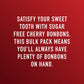 Swiss Imports Sugar Free Bonbons Hard Candy Drops, Cherry, 100 Individually Wrapped Pieces, 250G/8.8Oz