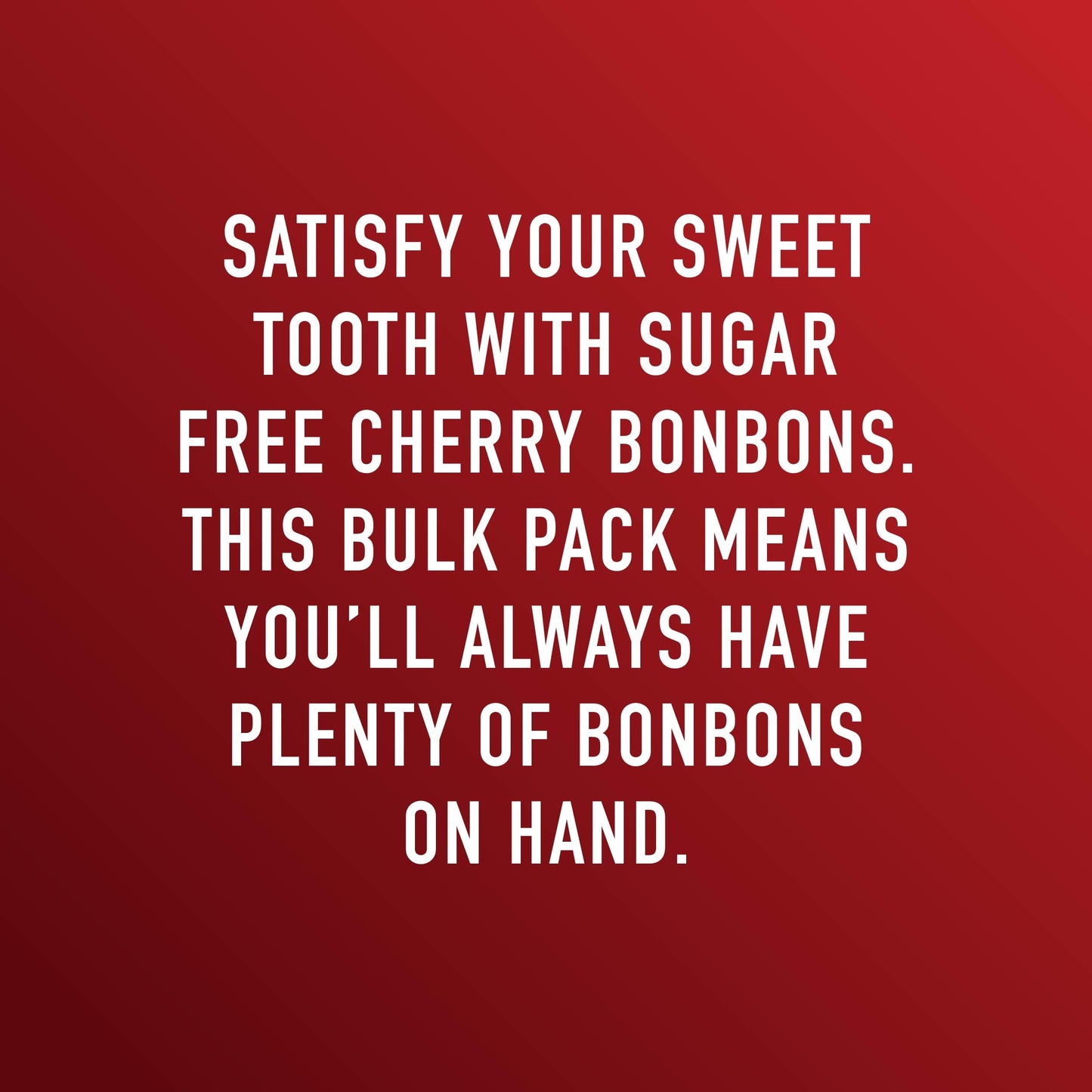 Swiss Imports Sugar Free Bonbons Hard Candy Drops, Cherry, 100 Individually Wrapped Pieces, 250G/8.8Oz