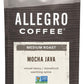 Allegro Coffee Mocha Java Whole Bean Coffee, 12 Oz
