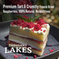 Thousand Lakes Freeze Dried Fruit - Raspberries 1.2 Ounces | No Sugar Added | 100% Whole Raspberries
