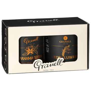 Caf  S Granell - Kopi Luwak + Panama Geisha Coffee | Exotic Collection Coffee | Fresh Whole Gourmet Beans | Quality Controlled |