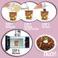 Yopokki Instant Rabokki Cup (Jjajang, 2 Cups) Korean Street food with Jjajang flavored sauce Ramen Noodle Topokki Rice Cake - Qu