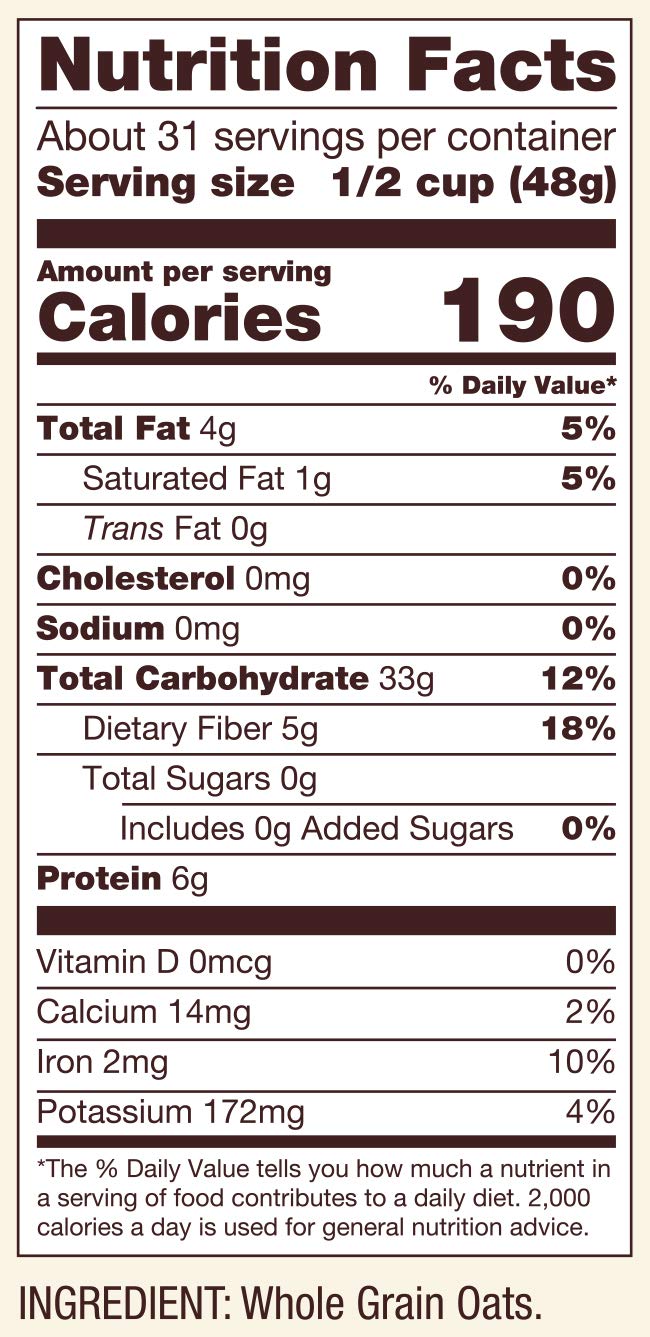 Bobs Red Mill Gluten Free Old Fashioned Rolled Oats, 52oz (Pack of 1) - Non GMO, Whole Grain, Vegan, Kosher