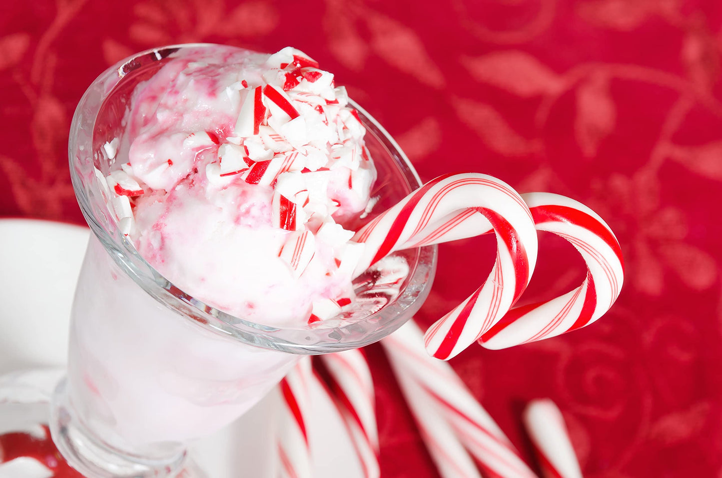 Naturejam Crushed Peppermint Xmas Candy Cane Chips 5 Pounds Bulk Bag For Holiday Winter Baking-Ice Cream Topping Or Christmas Tr