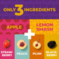 ZEST Dhigh-standards Fruit Snacks, Vegan Apple-Based Strips, Dried Strawberry-Peach-Blackberry-Plum, 36 Count