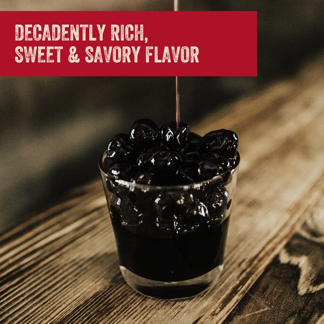 Traverse City spirit-inspired flavor Co. Premium Cocktail Cherries, Natural, Kosher, 21.2oz (600g) Garnish for Cocktails and Desserts