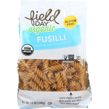 Organic Brown Rice & Quina Pasta; Fusilli
