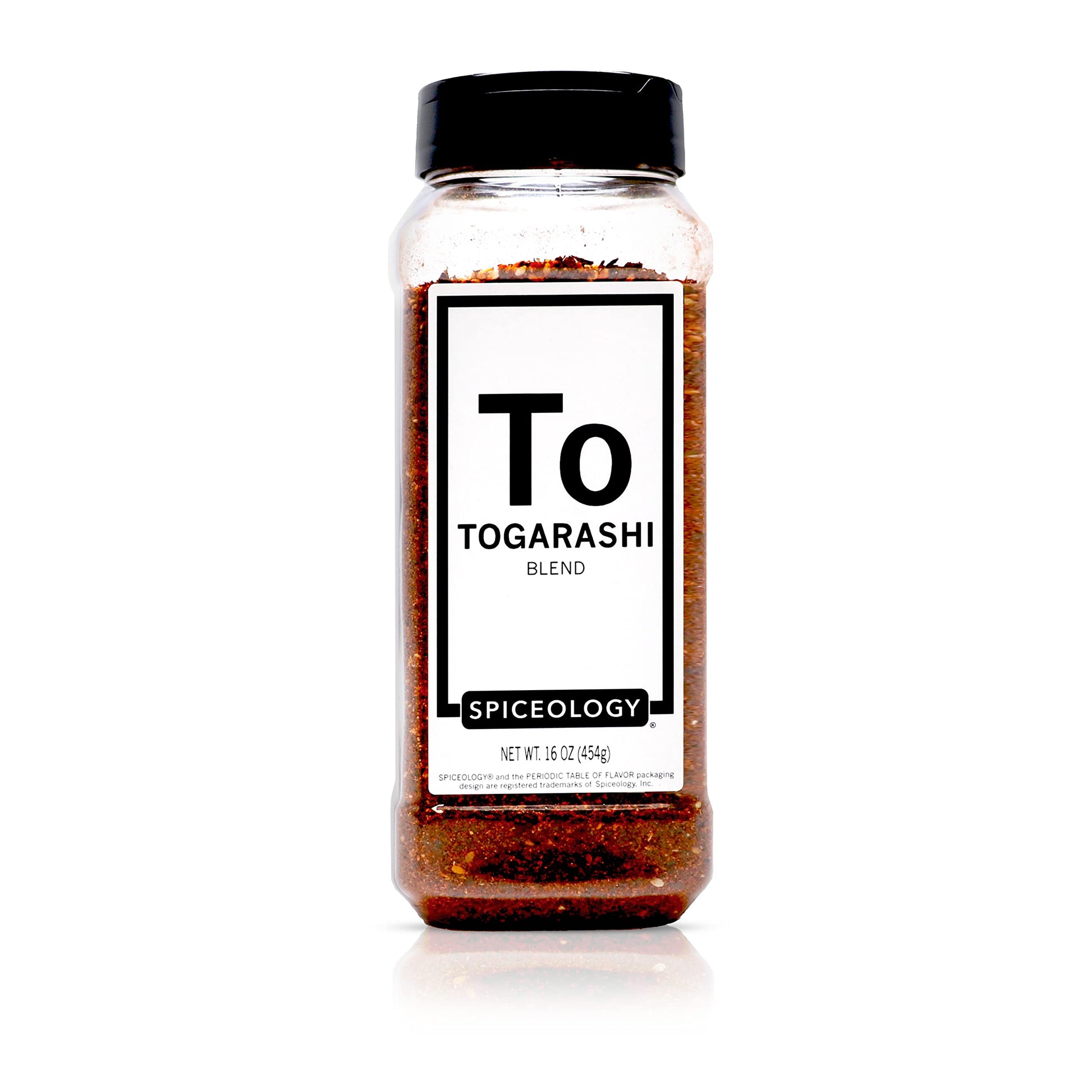 Spiceology - Togarashi Japanese 7 Spice Blend - Gluten-Free Japanese Ramen, Rice, And Sushi Seasoning With Umami Flavor - Togarashi Japanese Spice Mix For Ramen Noodles, Vegetables, Meats - 16 Oz