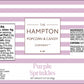 Purple Sprinkles Jimmies 3.17 Oz, Sprinkles For Cake Decorating, Cake Sprinkles, Sprinkles For Baking, Ice Cream & More, The Ham