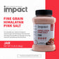 Impact Himalayan Pink Sea Salt - No Additives, Non-GMO, Gluten-Free - 5lb Jar (80 Ounce)