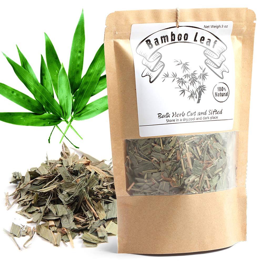 EidolonGreen Bamboo Leaves Tea, Organic Dried Loose Leaves, 3 Ounce Pack