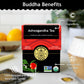 Buddha Teas Organic Ashwagandha Root Tea - Herbal, Caffeine Free, 18 Count (Pack of 1) - OU Kosher & Non-GMO