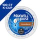 MAXWELL HOUSE K-Cup Coffee Pods House Blend Medium Roast 100 Count Brown