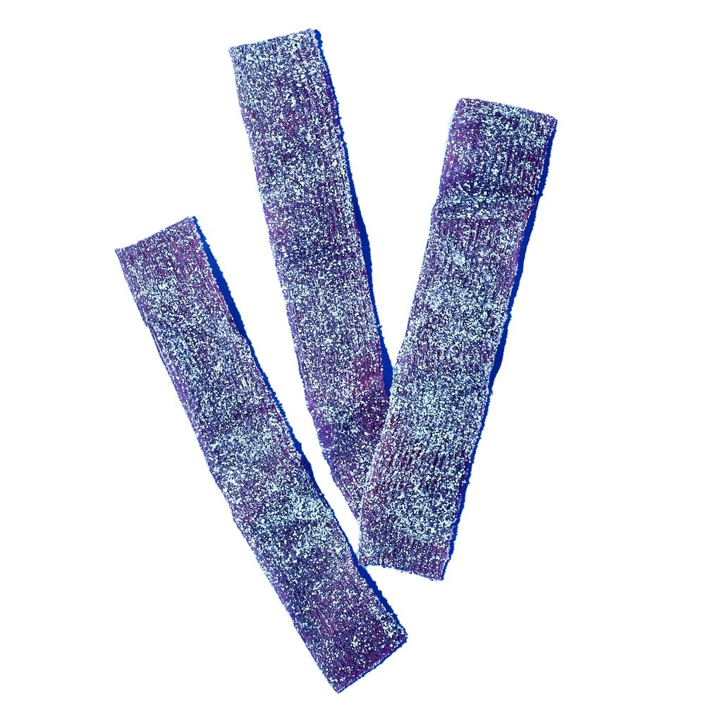 Joyride Sweets Candy Joyride Sour Blue Raspberry Candy Strips - 3.5Oz-Gummy Candy, Candy Strips, Sour Candy, 80% Less Sugar, Pla