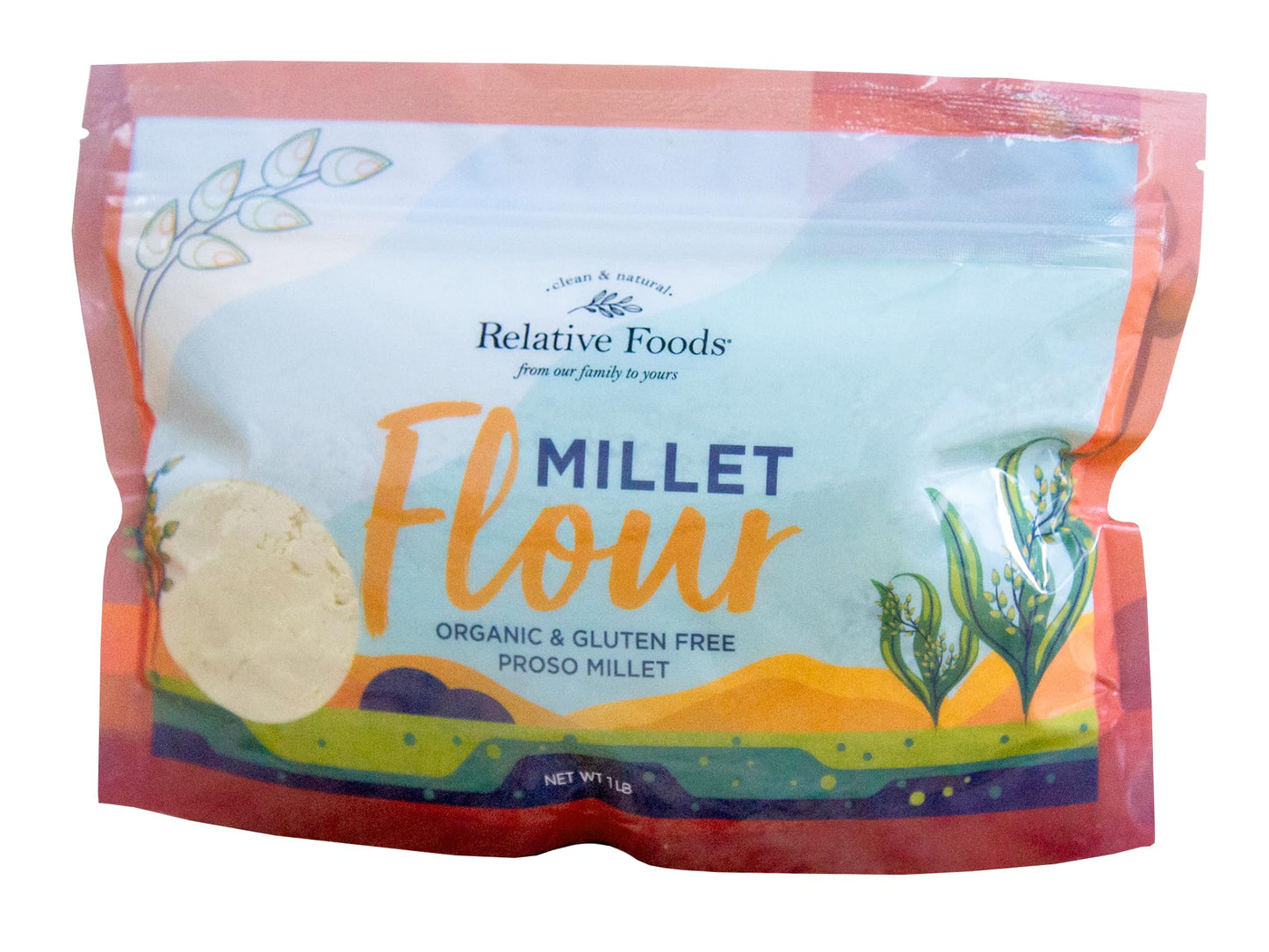 Millet Flour 1 pound USDA Organic, certified gluten free, sourced 100% from the USA dry milled with no additives